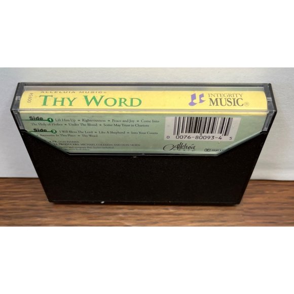 The Alleluia Worship Band Thy Word Cassette Tape Christian 1995 - Picture 4 of 4